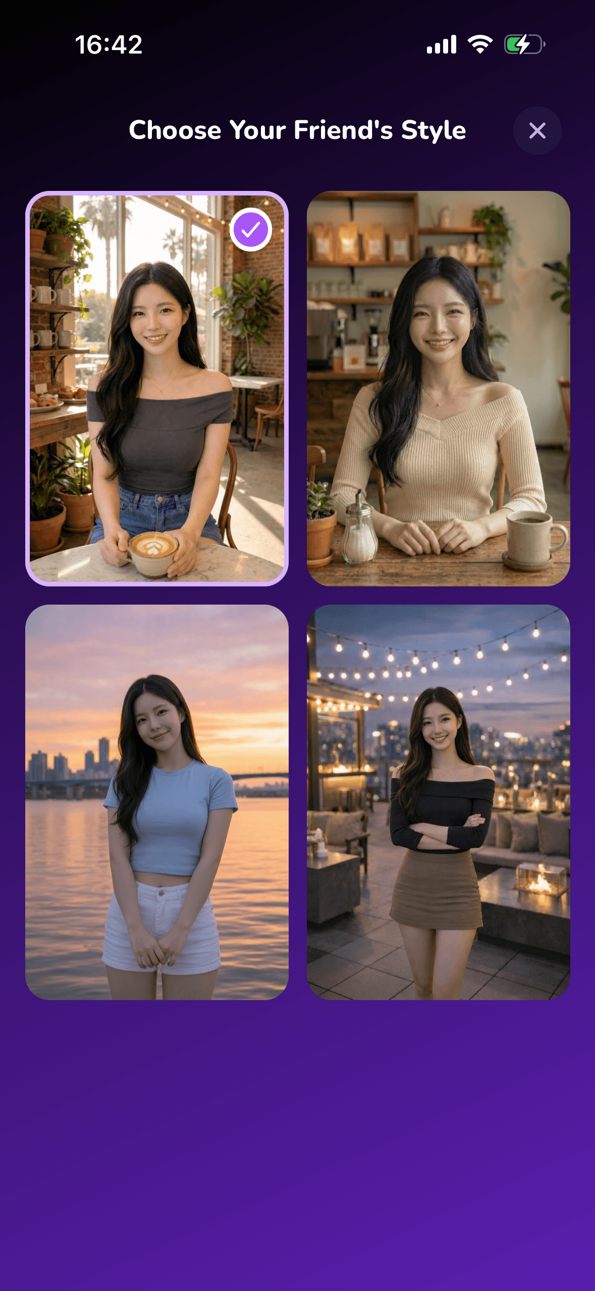 Customize your AI friend's style